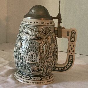 Avon beer stein , millennium 1000-2000, nice.